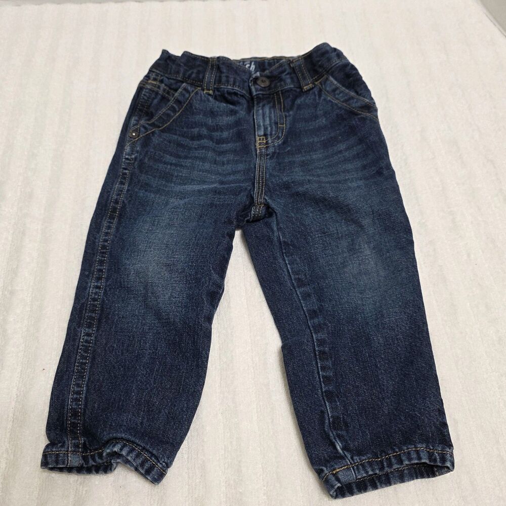 B'gosh Blue Jeans Workwear Straight Infant Size 18mo